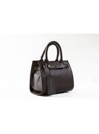 Кожаная сумка Easy style (brown) by OMABELLE